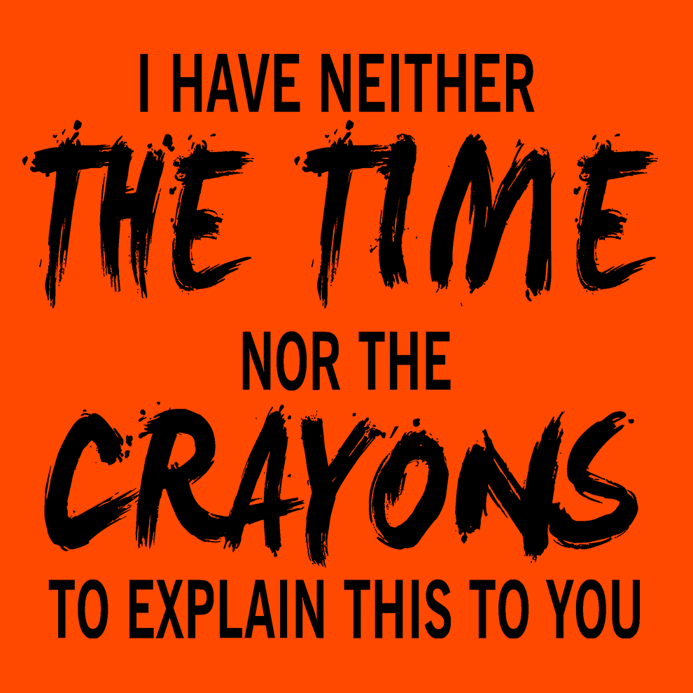 Crayons - Safety Yellow T-Shirt