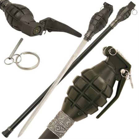 Big Bang Green Grenade Sword Cane