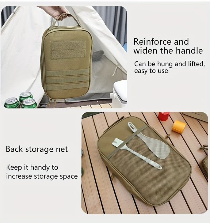 Camping Cookware Set with Silicone Bag (10-Piece)