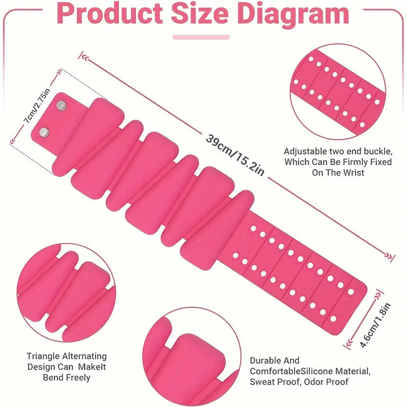 1 Pair Silicone Weight-bearing Hand Rings