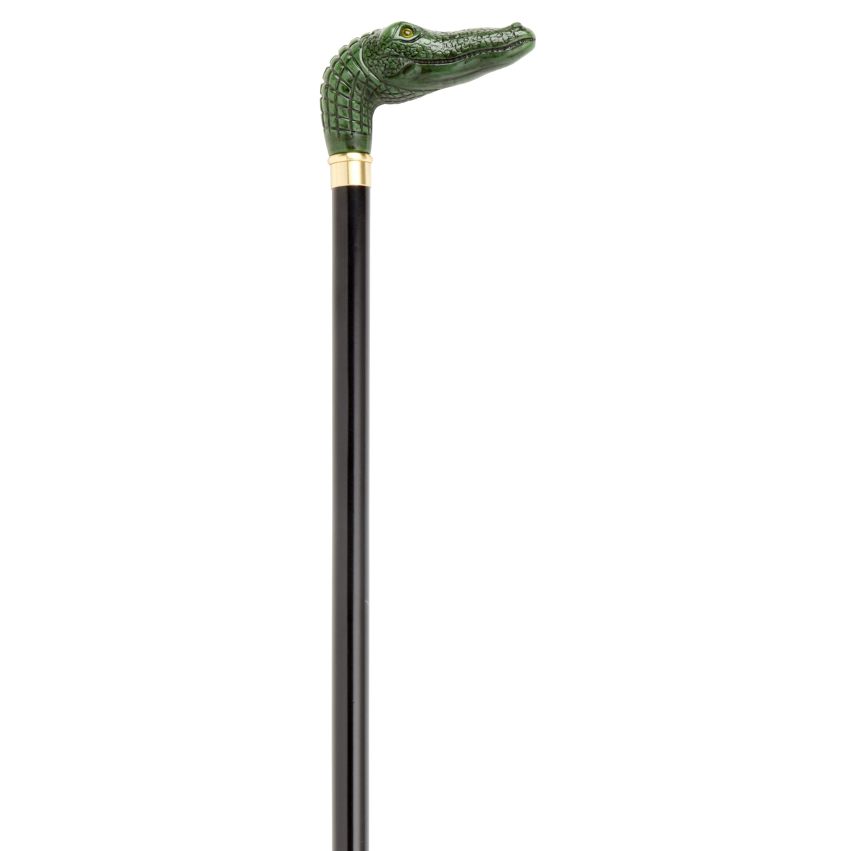 Green Gator Walking Cane