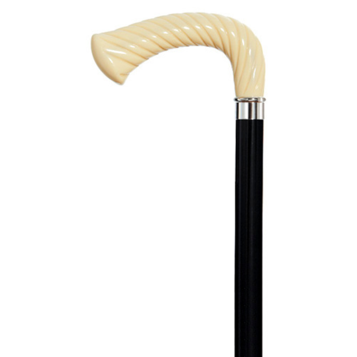 Einstein Classic Twisted Rope Opera Handle Walking Stick, 36-Inch