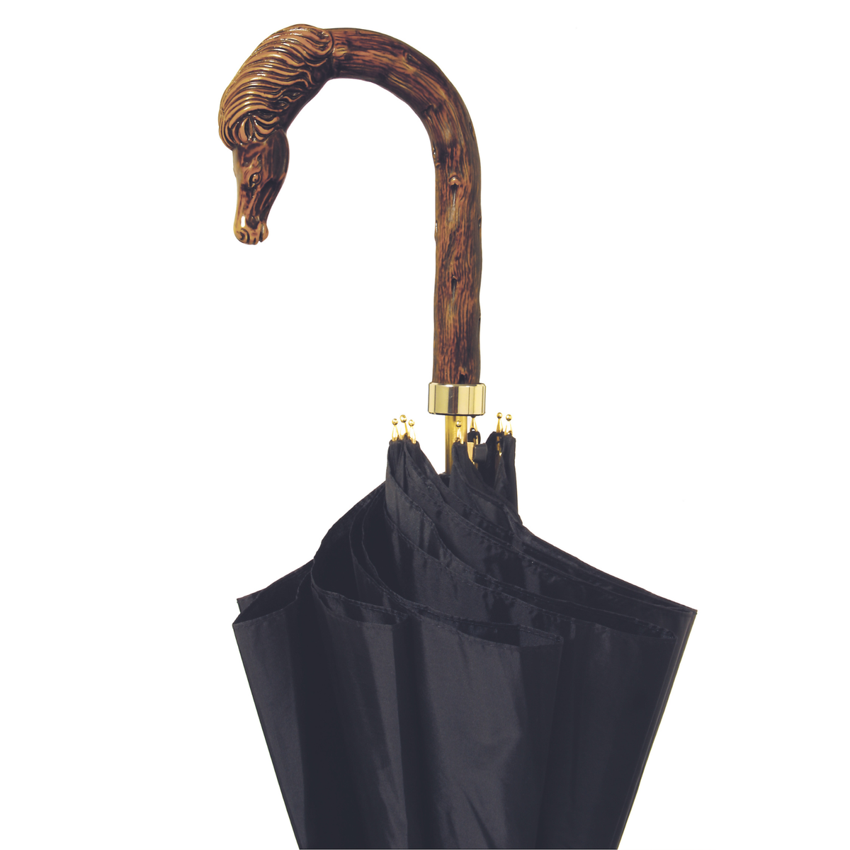 Cavallo Italian Handcrafted Self-Opening Umbrella with Sheath