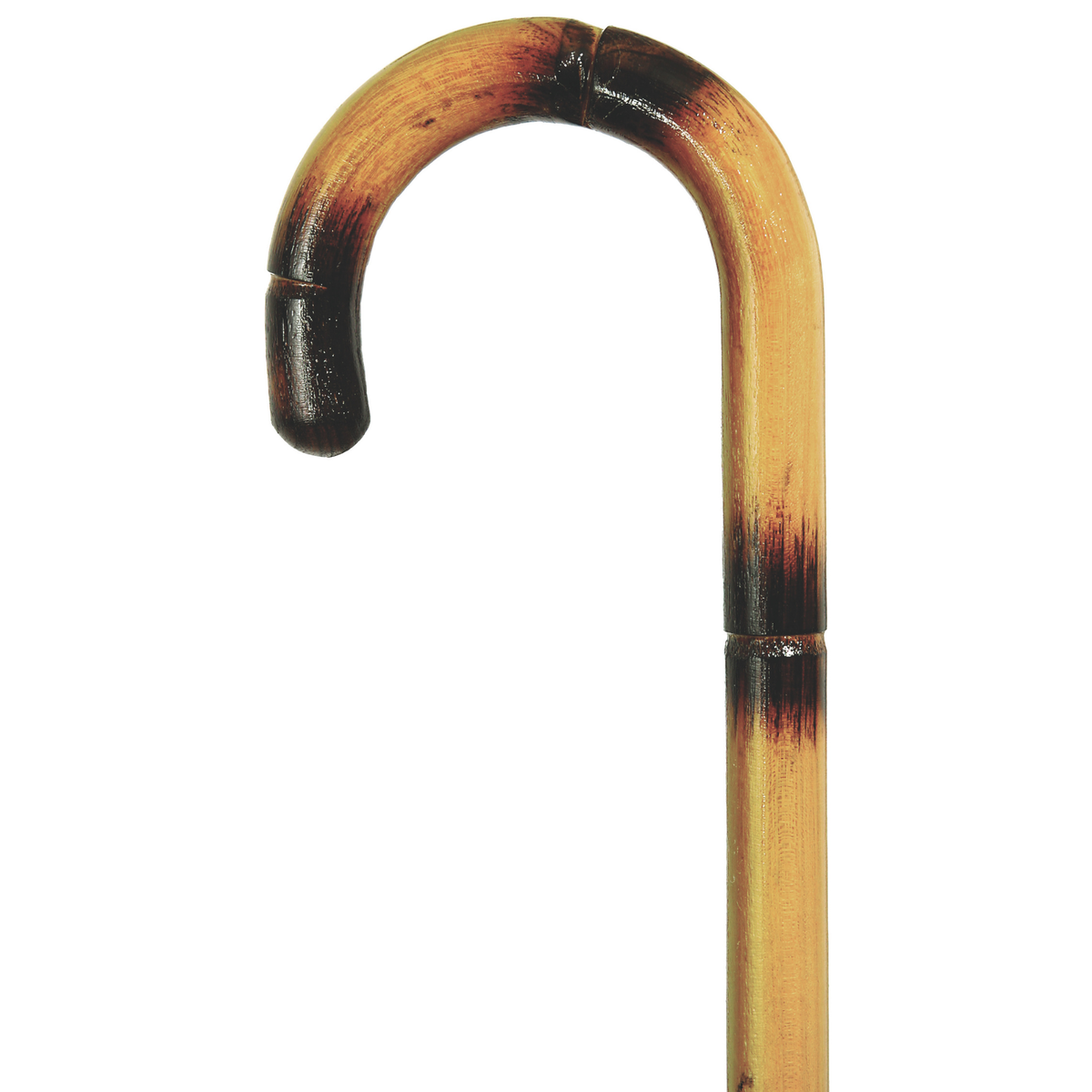 Stepped and Scorched Tourist Walking Cane