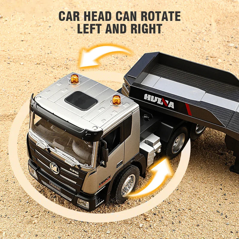 RC Flat Truck 9-Channel Alloy Remote Control Trailer