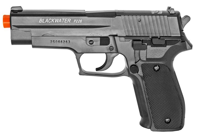 Black Water SIG P226 Spring Airsoft Gun