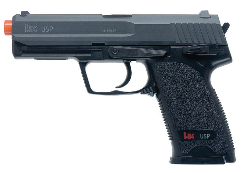 Heckler & Koch USP Black FPS-240 Spring Airsoft Pistol Metal Slide - TOPHATTER'S ARMORY DEALS
