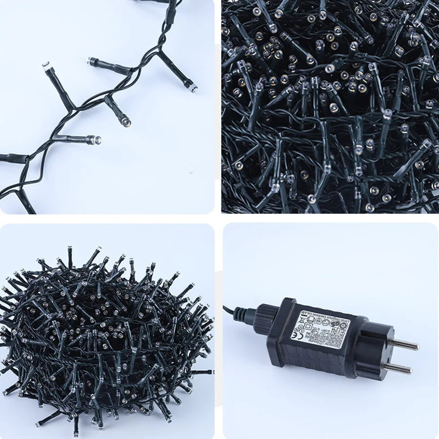 LED Firecrackers Christmas String Lights