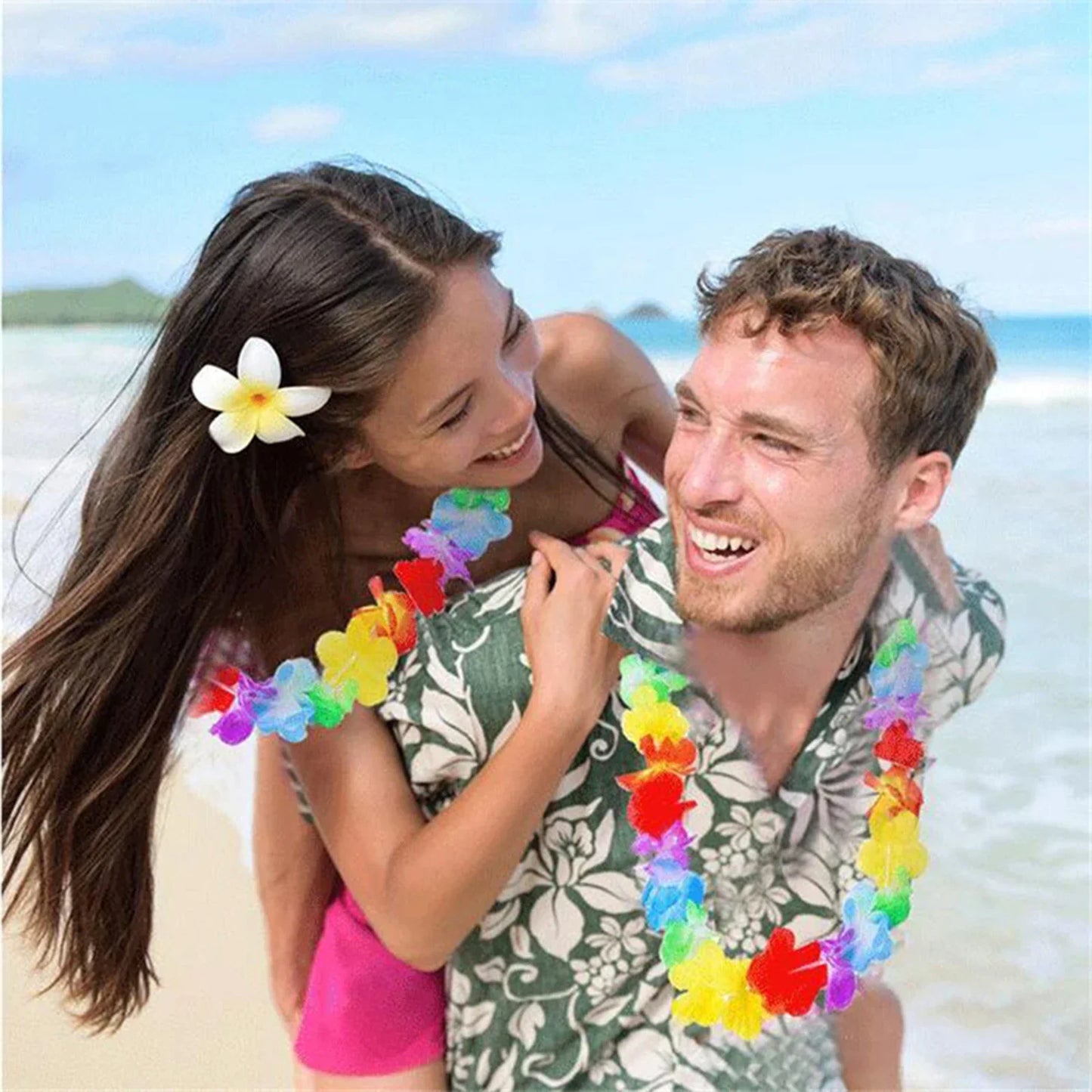 100pcs Hawaiian Christmas Wreaths