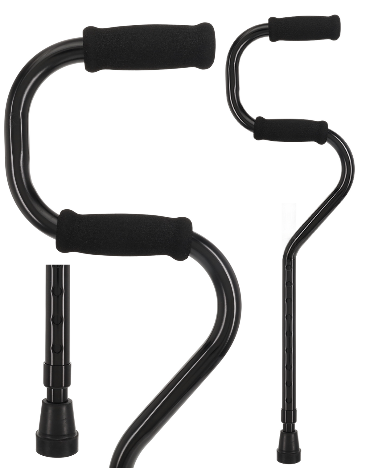 EZ Get-Up From Seat Cane: Extra Grip & Adjustable
