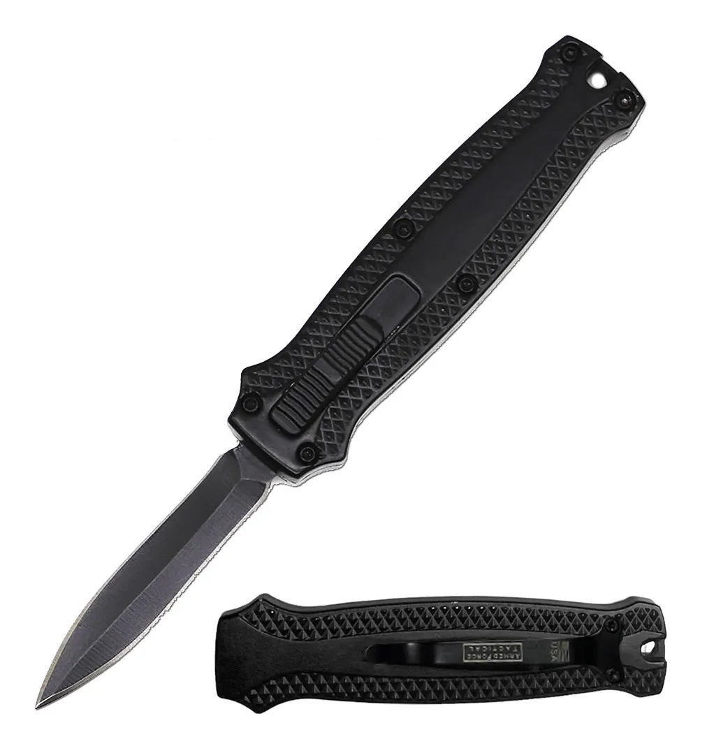 5.25" Mini Automatic OTF Out The Front Knife - TOPHATTER'S ARMORY DEALS