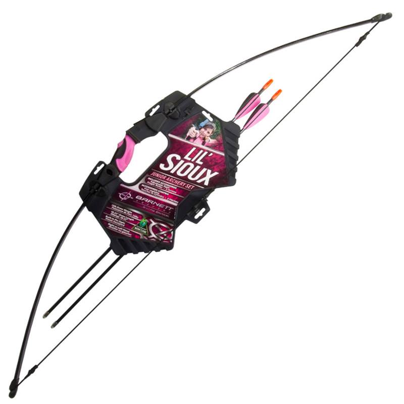 Barnett Lil Sioux Jr. Pink Recurve Beginner's Bow & Arrow Archery Set - TOPHATTER'S ARMORY DEALS