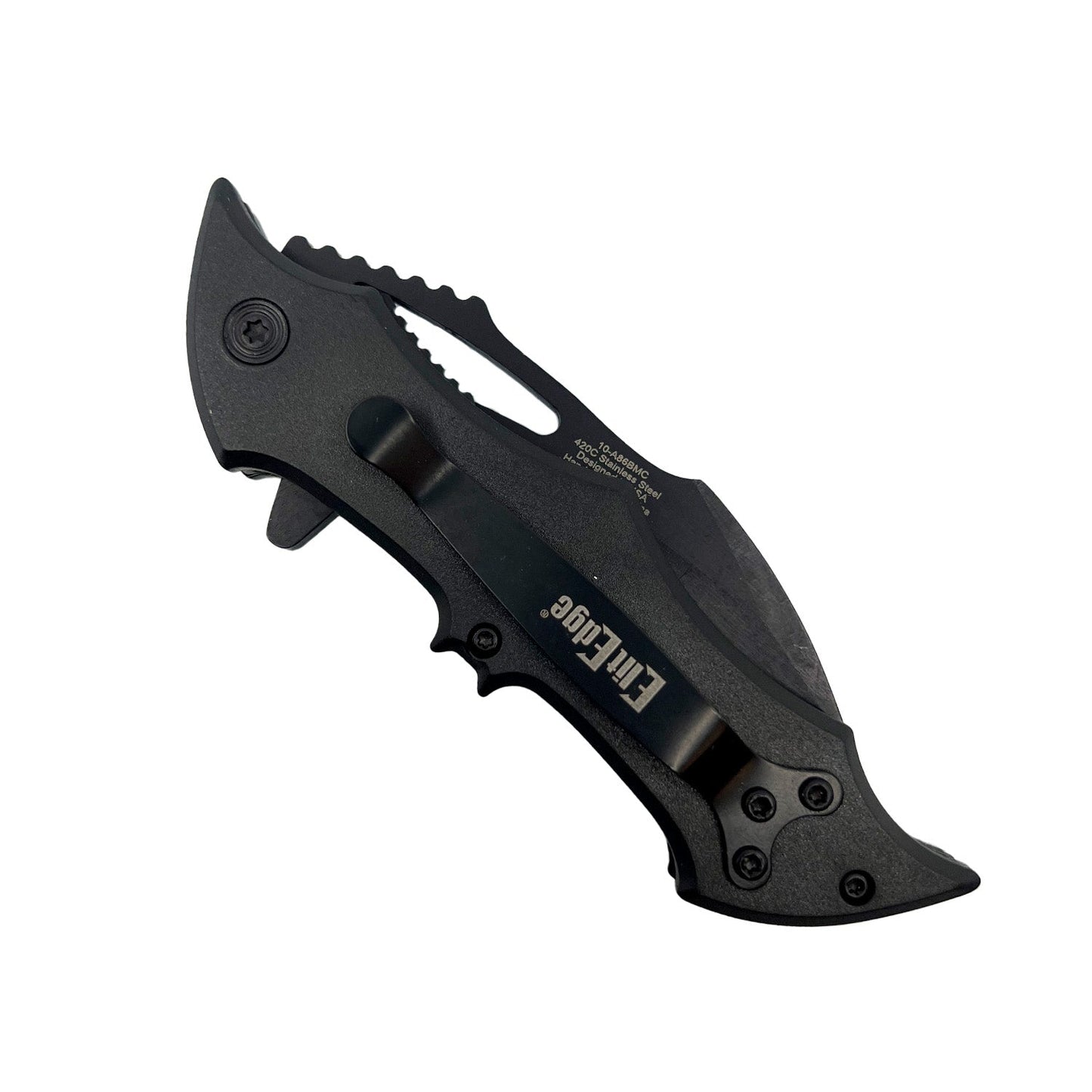 Spring Assisted Bat Knife With ABS Handle
