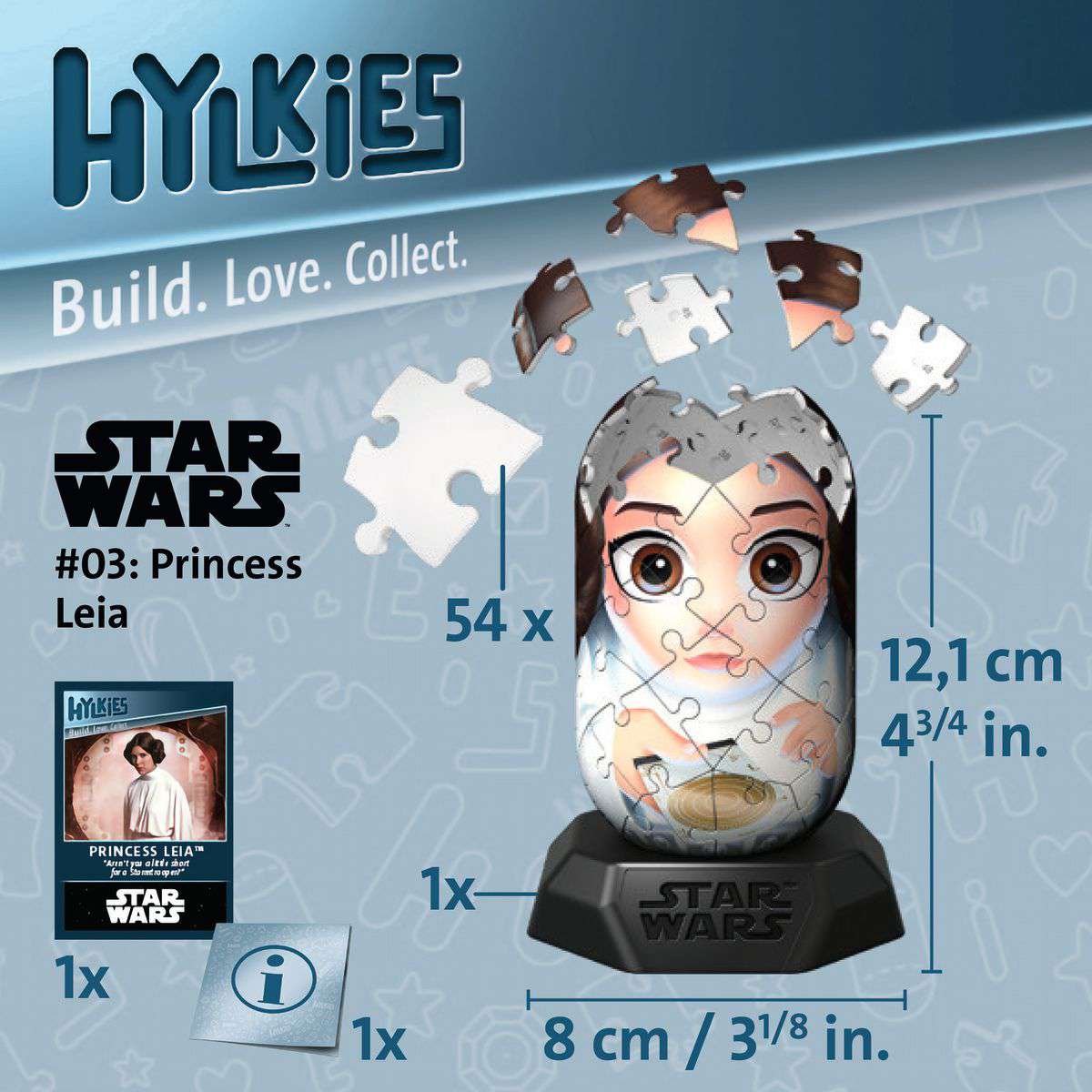 Star Wars – Princess Leia Hylkies 3D Puzzle