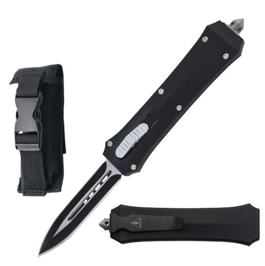 9.25" Dual Action Reaper Spear Point Blade OTF Automatic Pocket Knife - TOPHATTER'S ARMORY DEALS