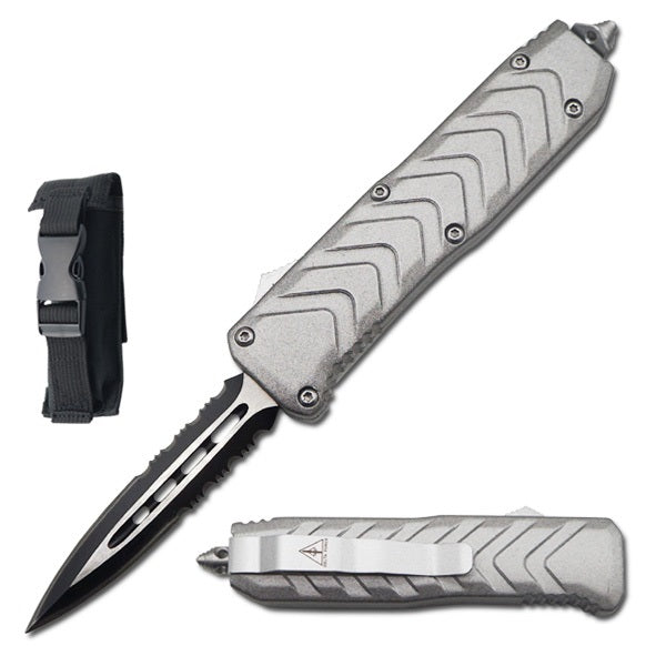 7" Dynamic Beam Dagger Point Blade Automatic OTF Knife - TOPHATTER'S ARMORY DEALS