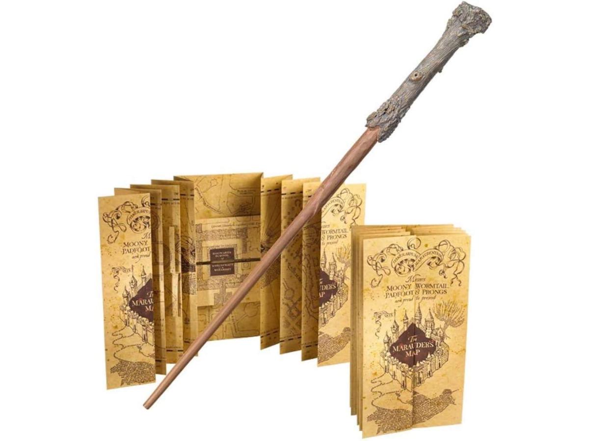Harry Potter - Official Harry Wand and Marauders Map Gift Pack
