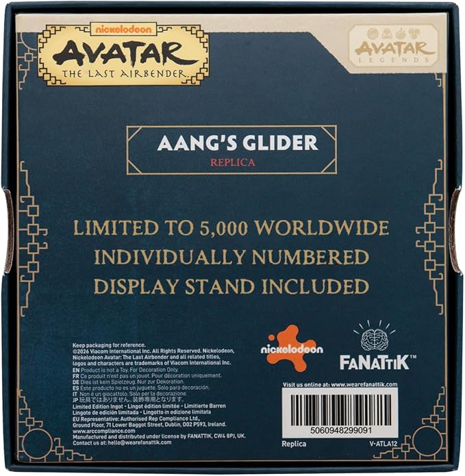 Avatar: The Last Airbender – Official Aang’s Glider Mini Metal Replica