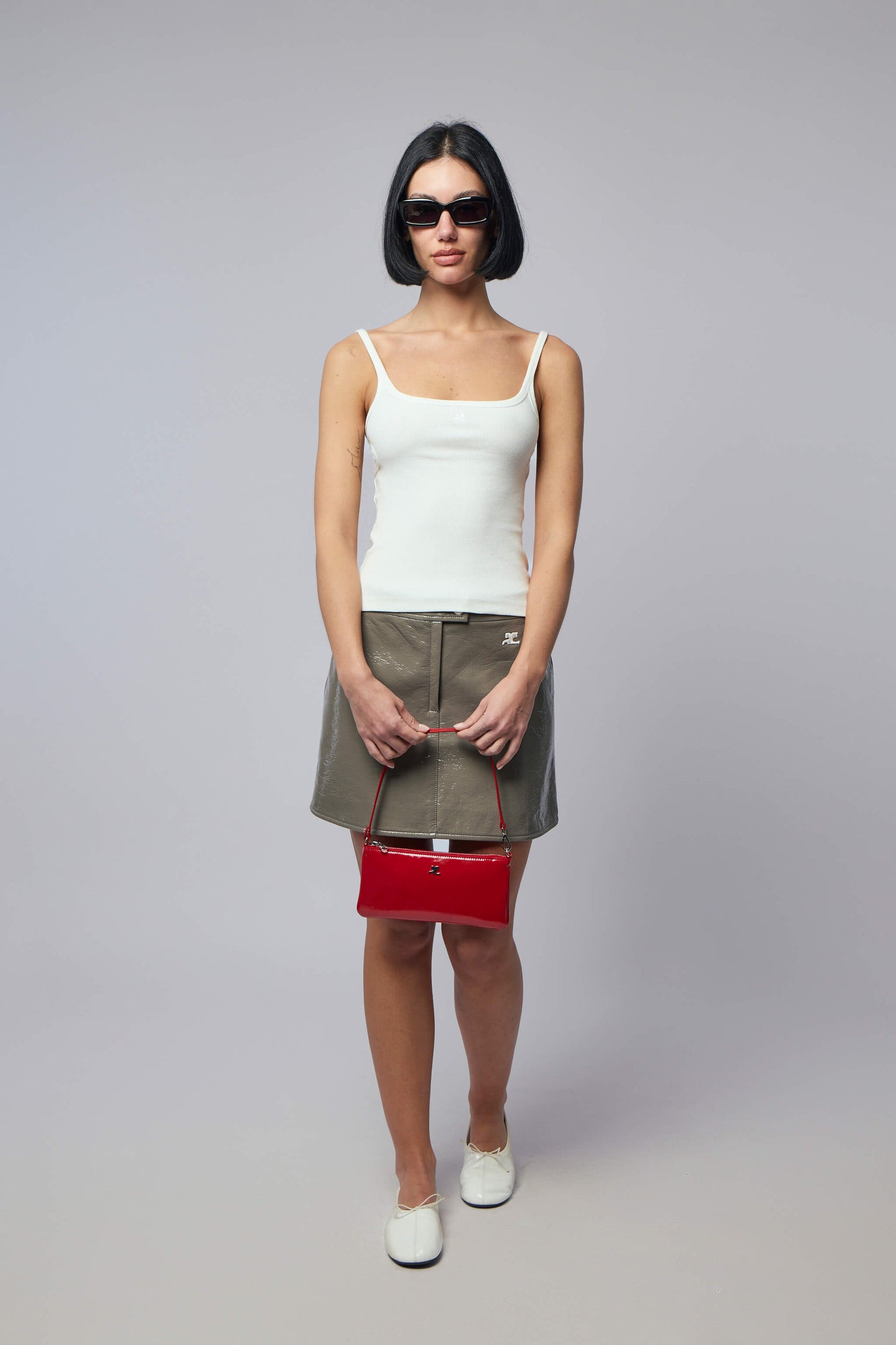 90's Cut-out Ribbed Tank Top