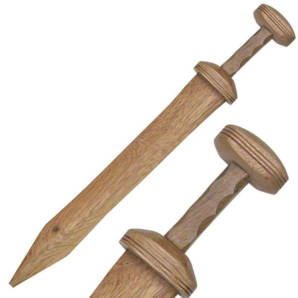 27" Hardwood Wooden Roman Gladius Sword