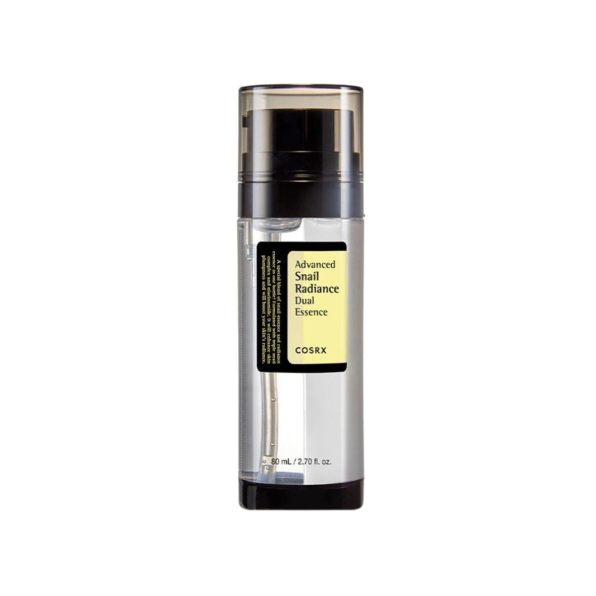 Cosrx Advanced Snail Dual Essence 80ml Pump Dispenser