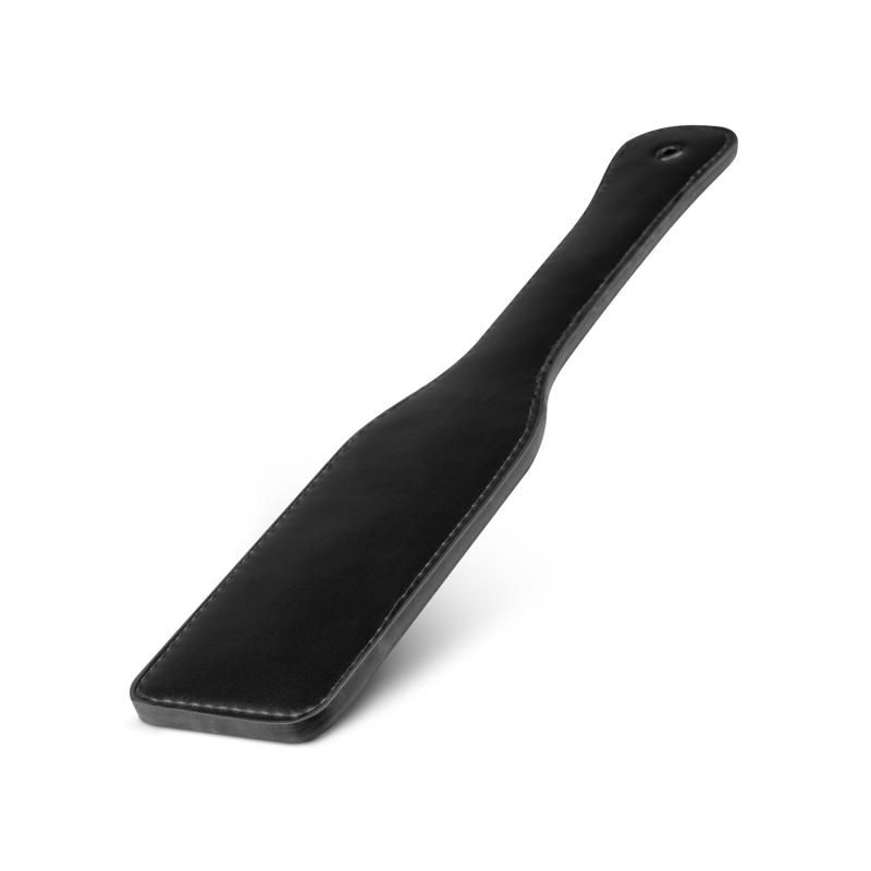 Faux Leather Paddle Black