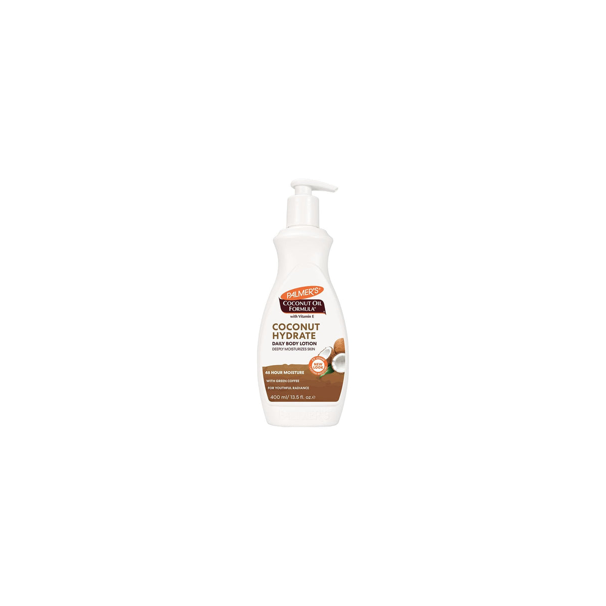 Coconut Oil Formula Body Lotion 400ml Pump Dispenser