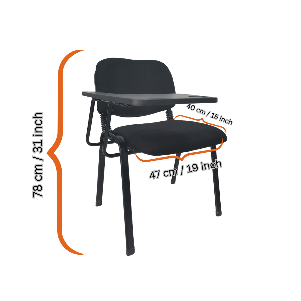 Lecture Chair with Table Top for Classroom Lecture Training Conference (1 set)