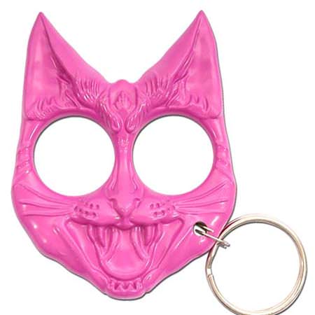 Wild Cat Self Defense Keychain - Pink - TOPHATTER'S ARMORY DEALS