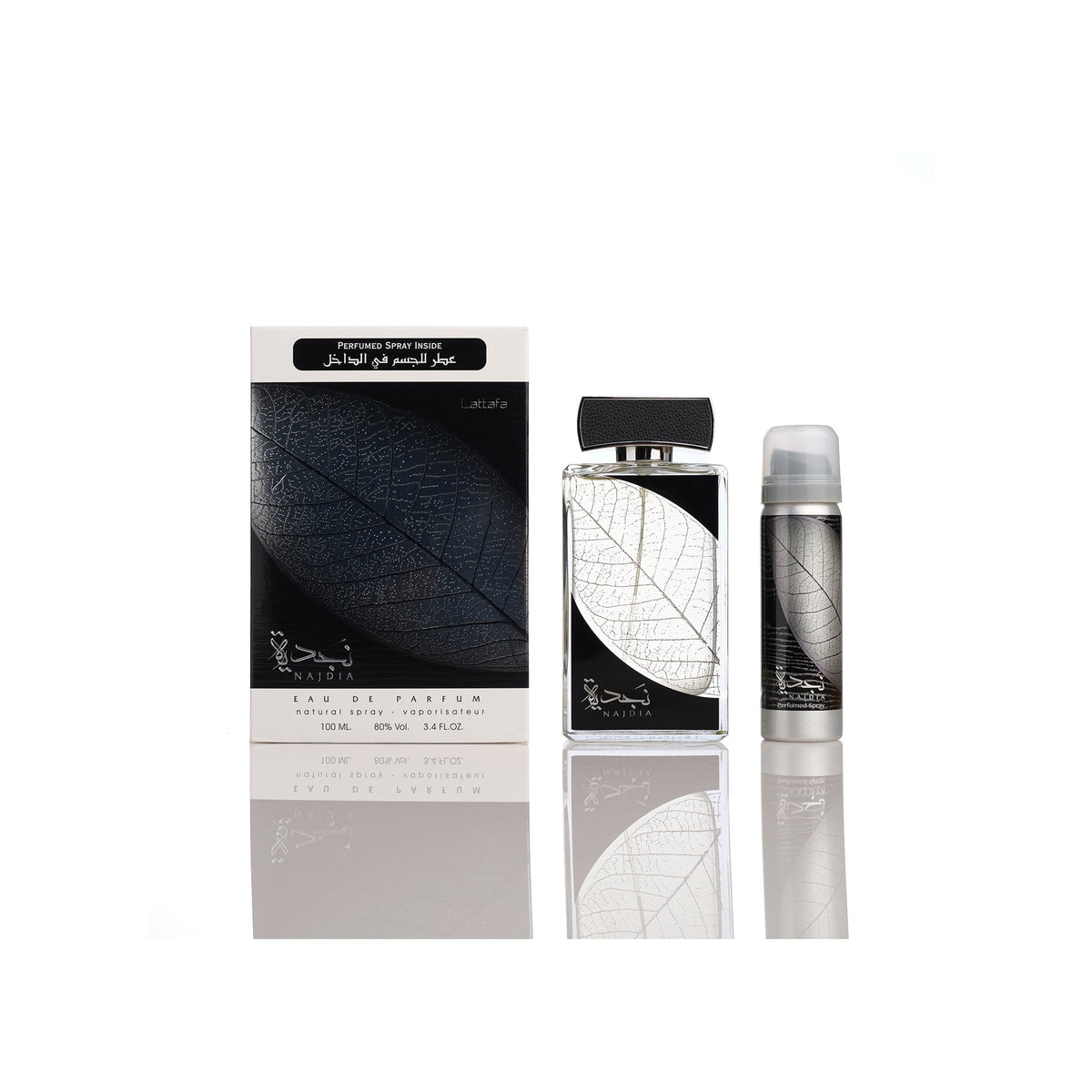 Lattafa Najdia Eau De Parfum 100ml & Body Spray 50ml Spray
