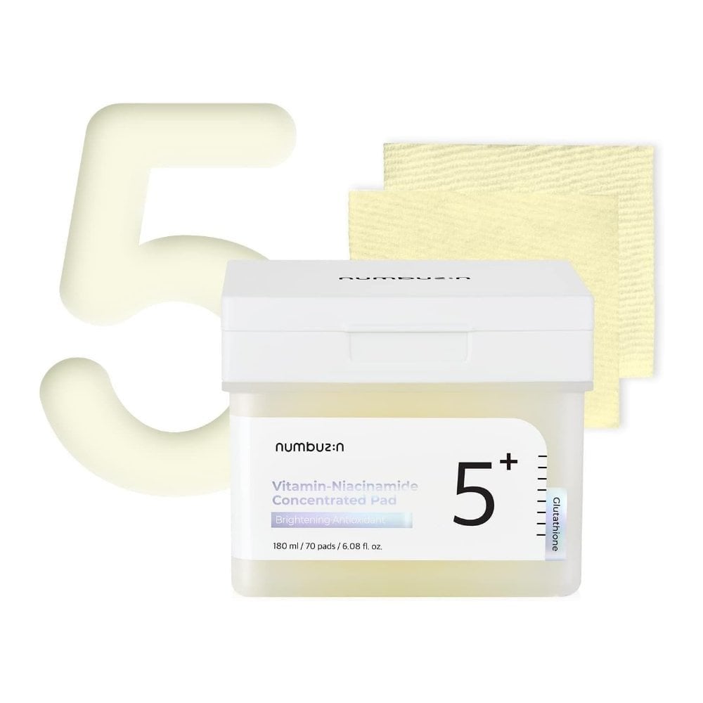 Numbuzin No.5 Vitamin-Niacinamide Concentrated Toner Pad 70pcs Jar