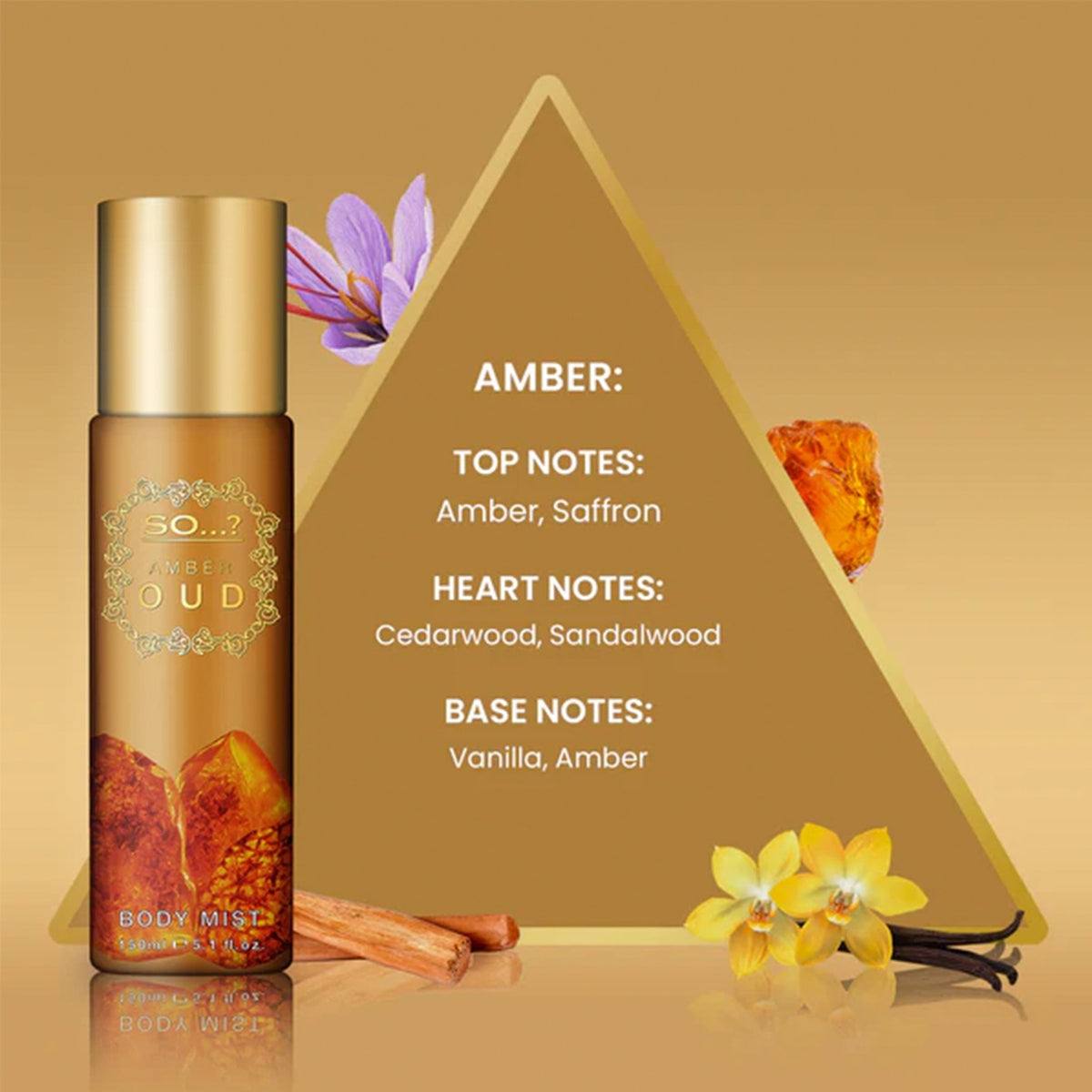 So...? Amber Oud Body Mist 150ml Spray