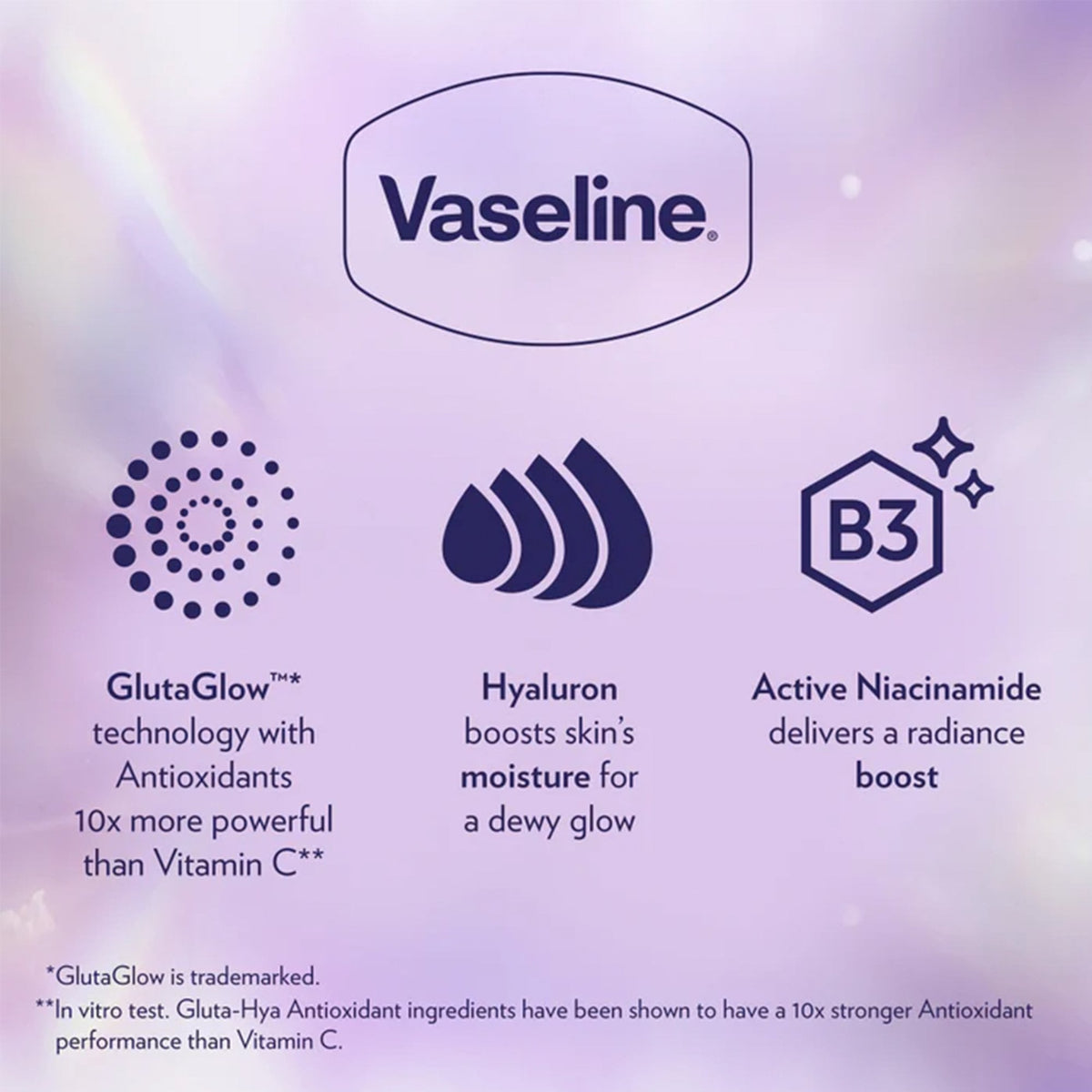 Vaseline Gluta-Hya Dewy Radiance Serum Burst Lotion 200ml Tube