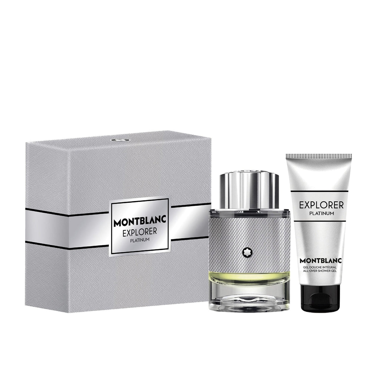 Montblanc Explorer Platinum Eau De Parfum 60ml & Shower Gel 100ml Gift Set