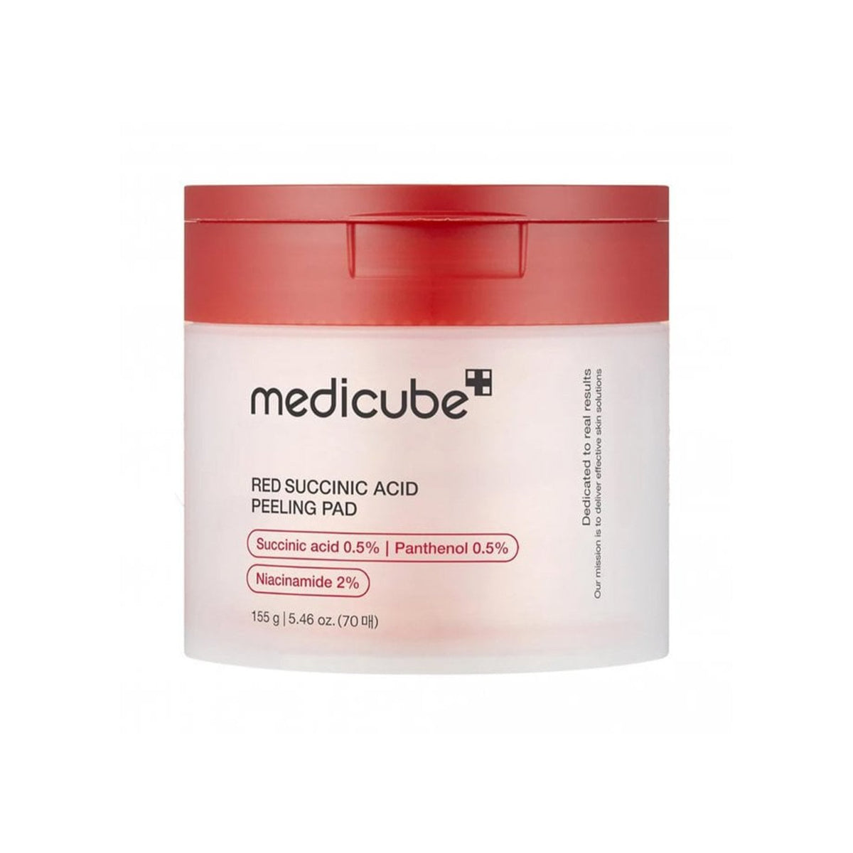 Medicube Red Succinic Acid Peeling Pad 155g Tub