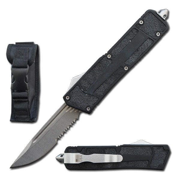 8.75" Automatic Inner Demon Dual Action OTF Knife - TOPHATTER'S ARMORY DEALS