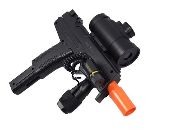 M30GL Airsoft Gun Spring Uzi with Laser & Red Dot Scope and Tac Grip - TOPHATTER'S ARMORY DEALS