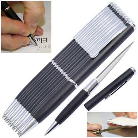 One Dozen Elegant Executive Letter Opener Pen Knife Black - TOPHATTER'S ARMORY DEALS