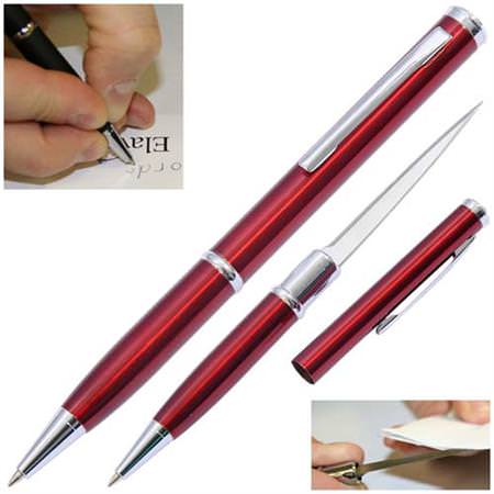Elegant Executive Letter Opener Pen Knife Red - TOPHATTER'S ARMORY DEALS