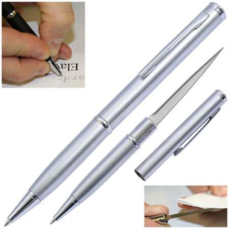 Elegant Executive Letter Opener Pen Knife Silver - TOPHATTER'S ARMORY DEALS
