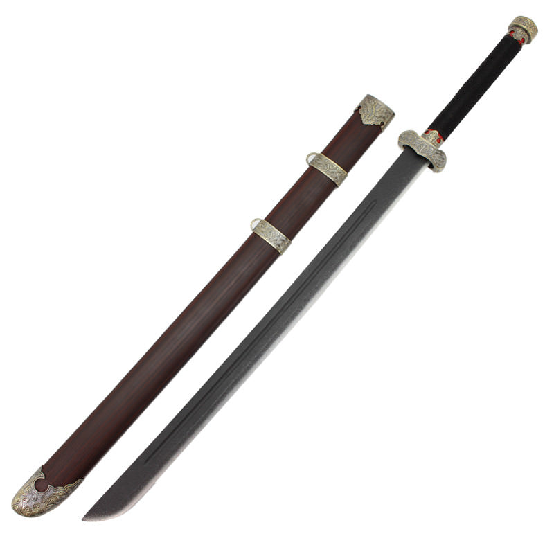 Qing Dynasty Manchu Dao Chinese Broadsword Wooden Cosplay Sword
