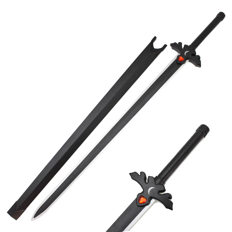 SAO Alicization Kirigaya Kazuto/Kirito's Cosplay Wooden Night Sky Sword - TOPHATTER'S ARMORY DEALS