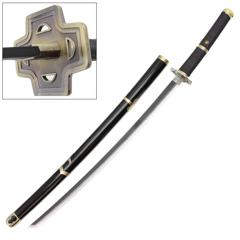 Roronao Zoro Yubashiri Anime Ryo Wazamono Wooden Cosplay Sword - TOPHATTER'S ARMORY DEALS