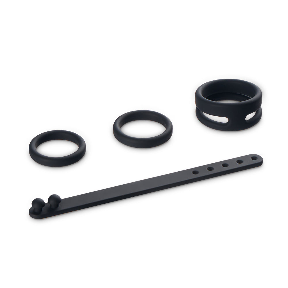 S-HANDE Magician Kit Adjustable 4 Full Range Silicone Cock Ring Set - Cock Ring product image for intimate wellness and perso