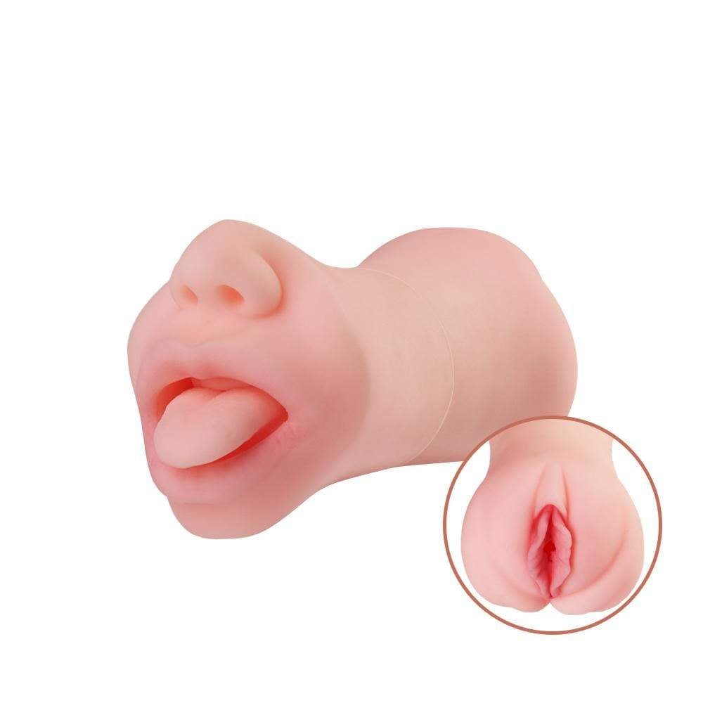 5.9” Virgin Vaginal Oral Sex Male Masturbator - Male Masturbator product image for intimate wellness and personal care