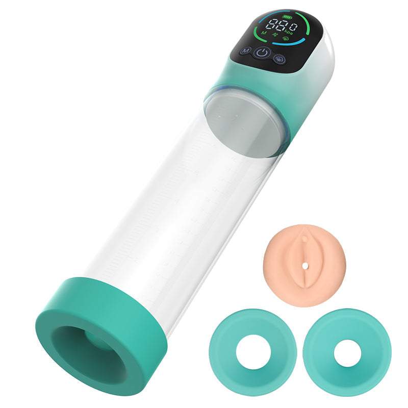 GigaGrow- Acmejoy 5 Suction & Manual Air Pressure 2 IN 1 for ED Treatment Penis Pump