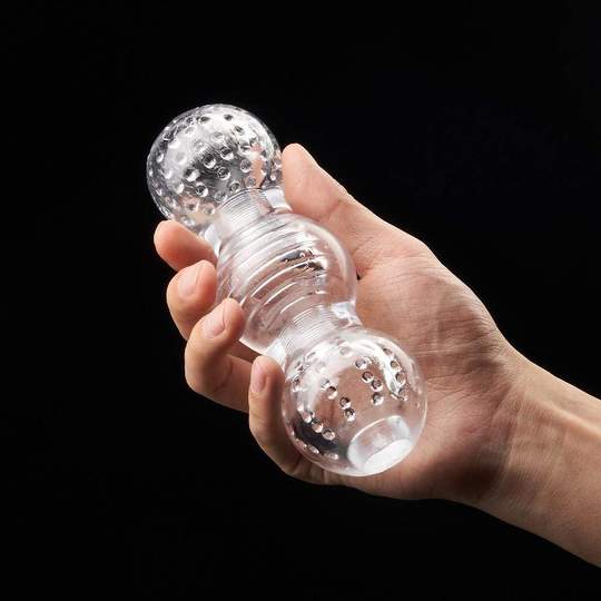 5.7-Inch Transprent 3 Chambers Male Masturbator