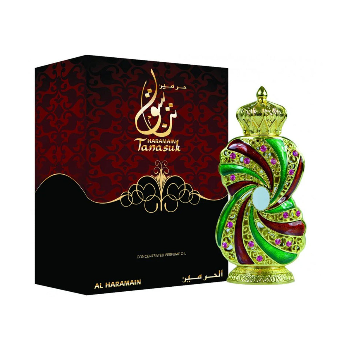 Al Haramain Tanasuk Perfumed Oil 12ml Bottle