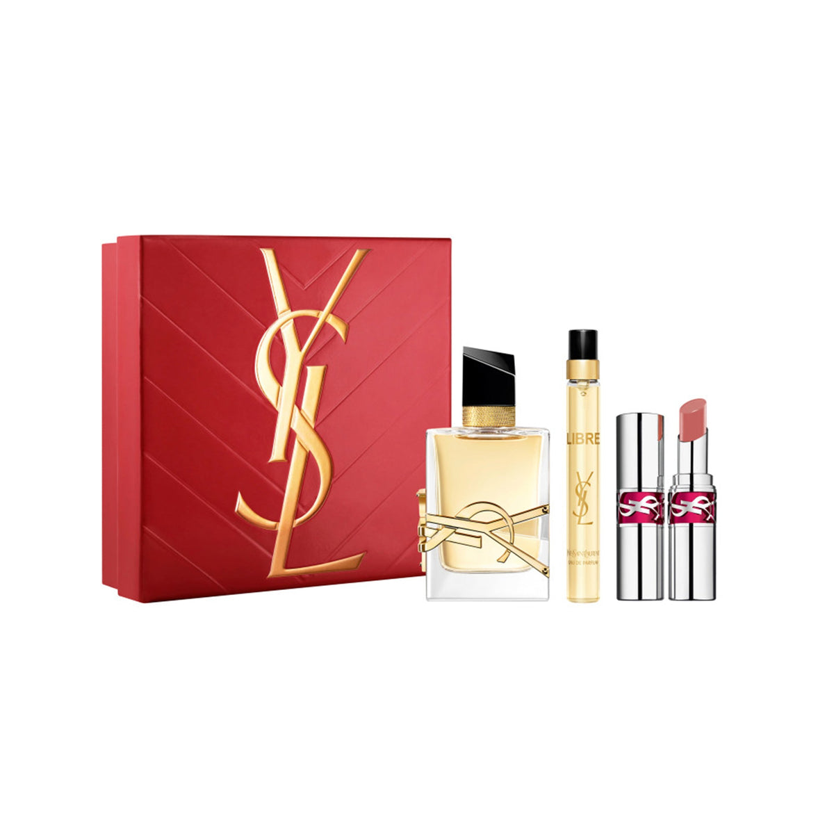 YSL Libre Eau De Parfum 90ml & Travel Spray 10ml & Lipstick Gift Set