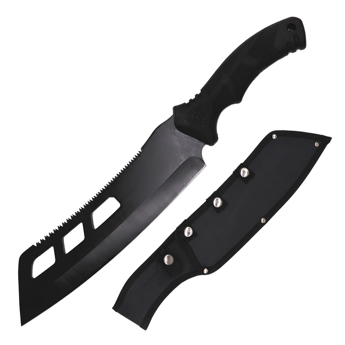 15.75 Inch Overall Cleaver Fixed Blade Machete Knife - TOPHATTER'S ARMORY DEALS